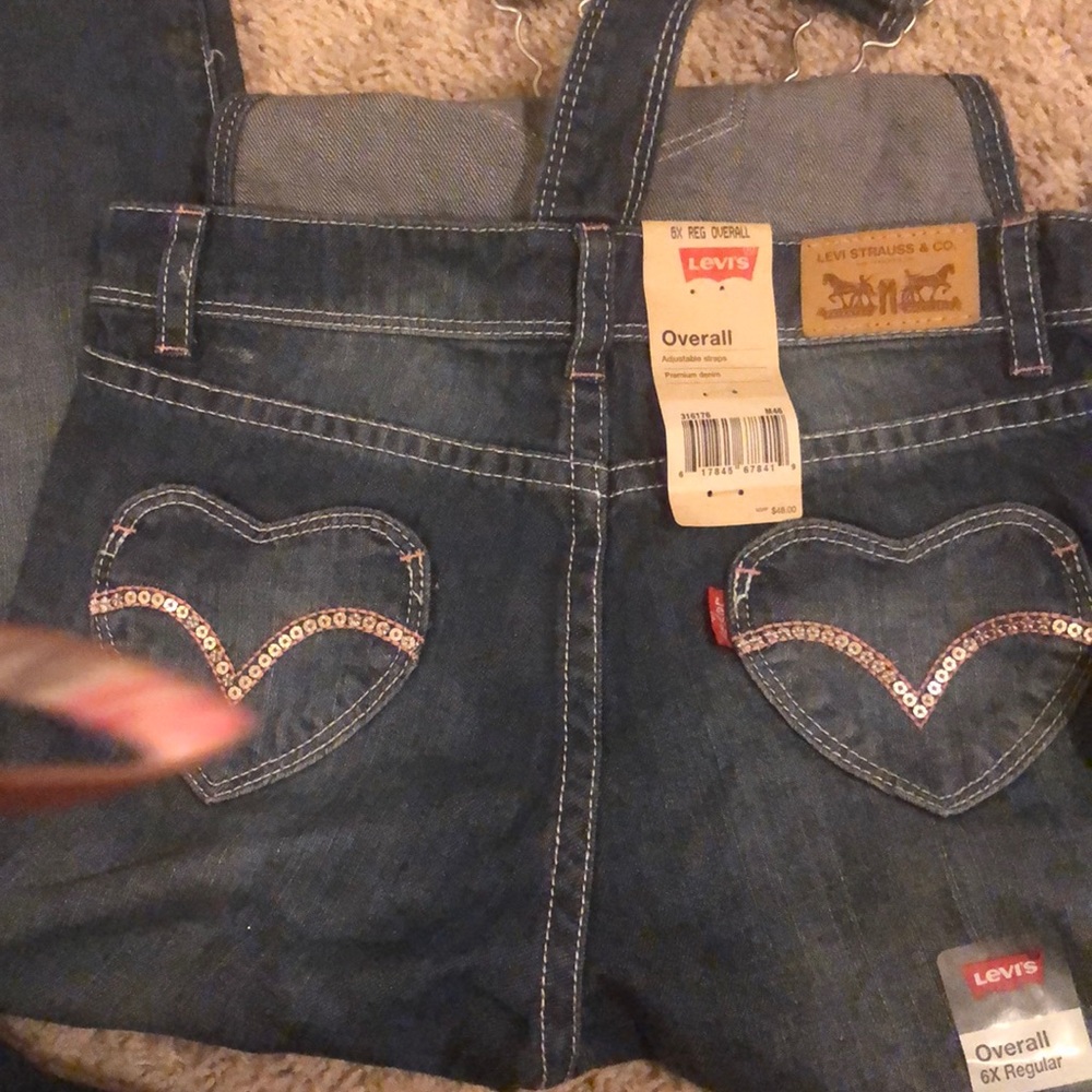 Girls Levi Overalls NEW WITH TAGS